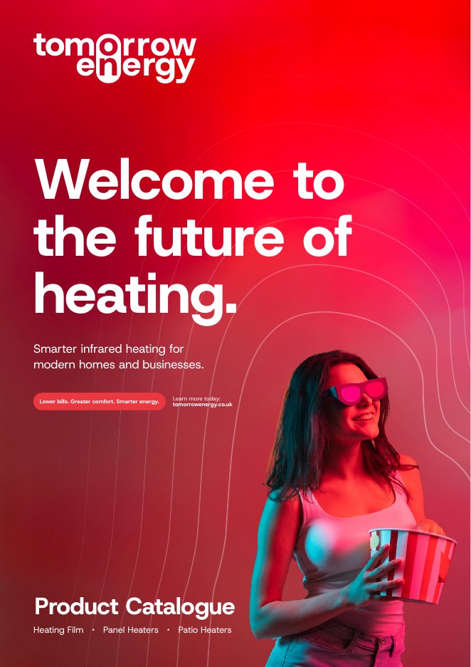 Front cover of the Tomorrow Energy 2026 product catalogue